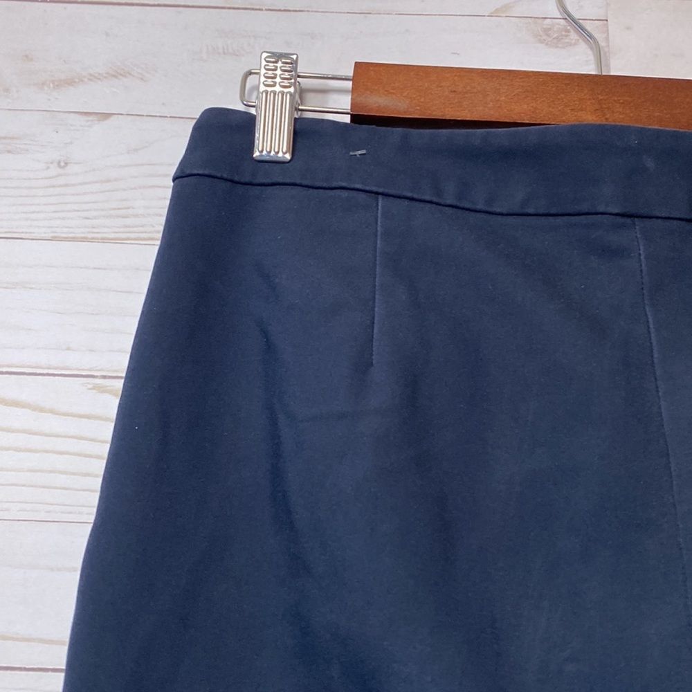 Zara Basic Navy Blue Side Pockets Pants - Picture 9 of 14